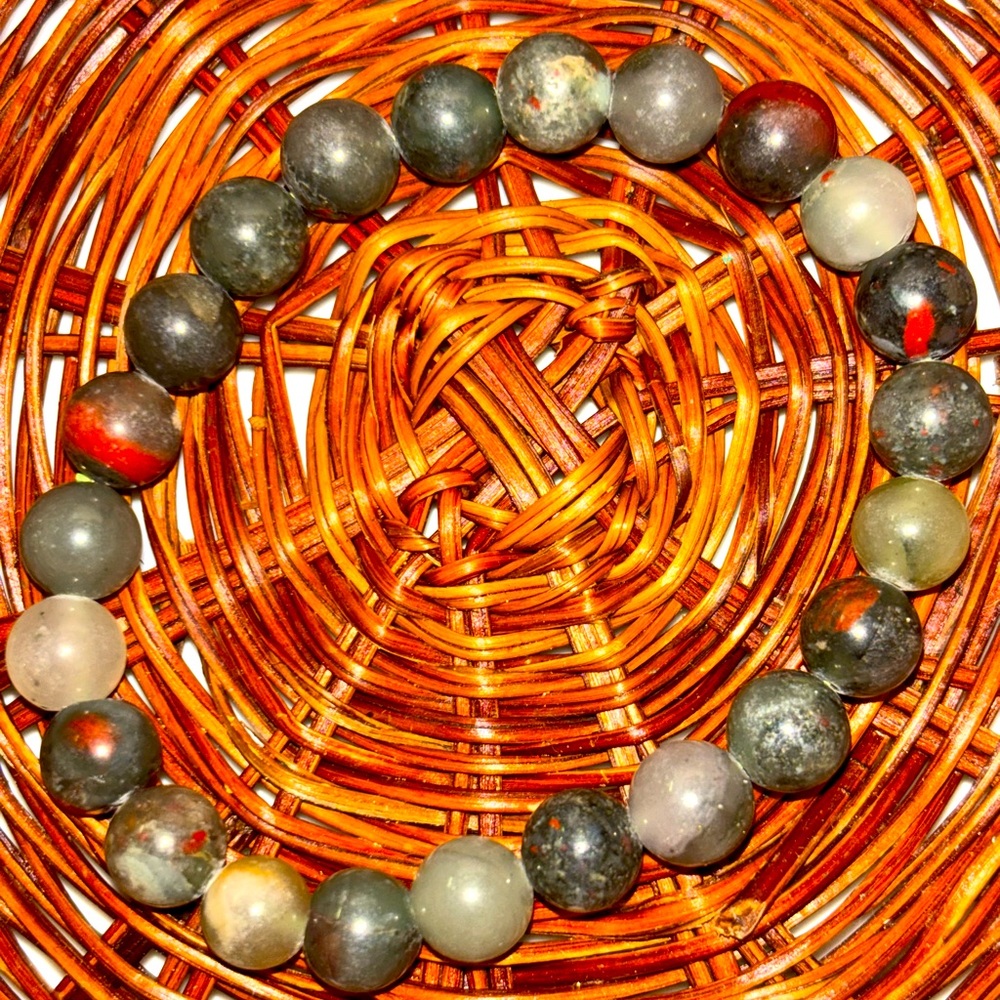 African Bloodstone Bracelet